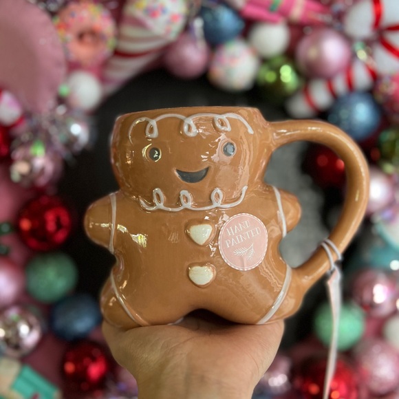 ✨NEW🍪Peppermint and Pine Gingerbread Man Mug🤍 - Picture 5 of 8